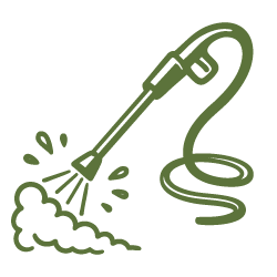 Terrassen- & Dachrinnenreinigung